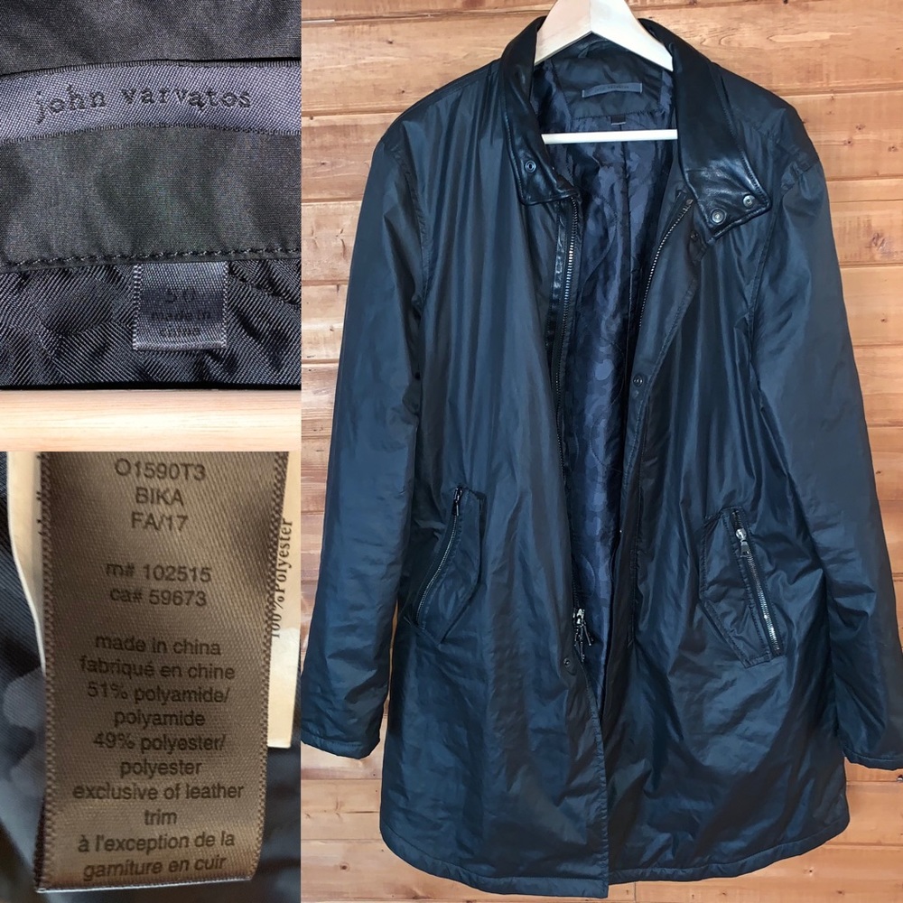 John Varvatos Bika jacket parka sz. 50 us 40 Mens